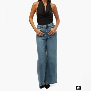 NWT We Wore What Cowl Neck Bodysuit, Size S